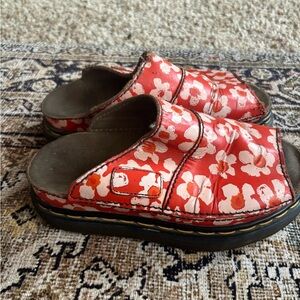 Vintage Dr. Martens Flower Platform Sandals